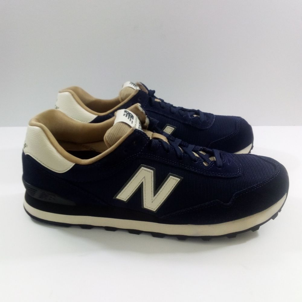 New Balance 515 Men 11.5 Blue White Leather Casual Shoes ML515PH